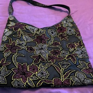 Sparkle and shine with this purse.